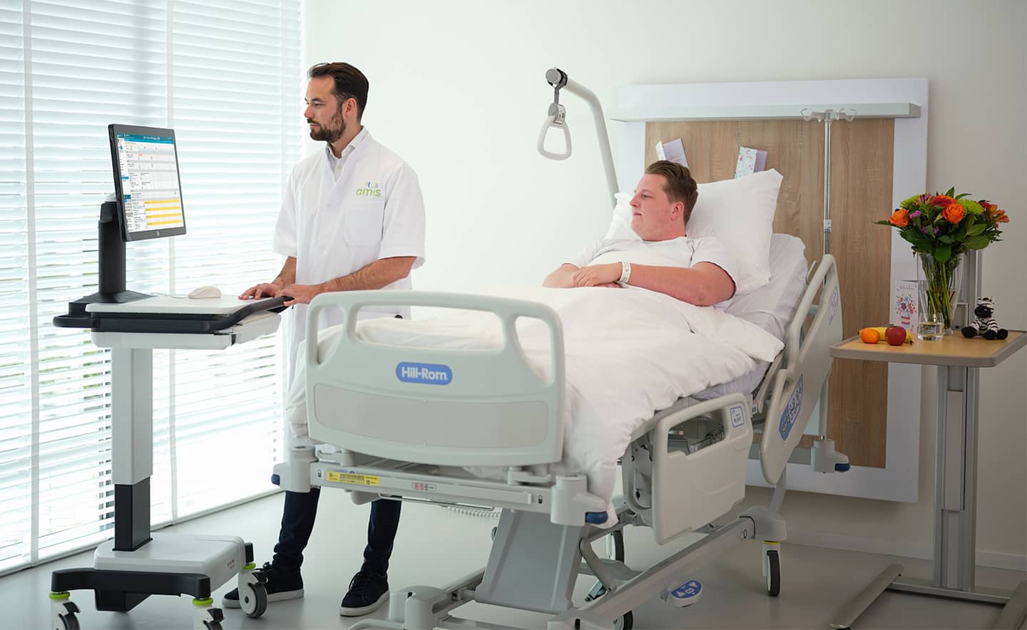 amis-X professional all-in-one carestation physician bed patient